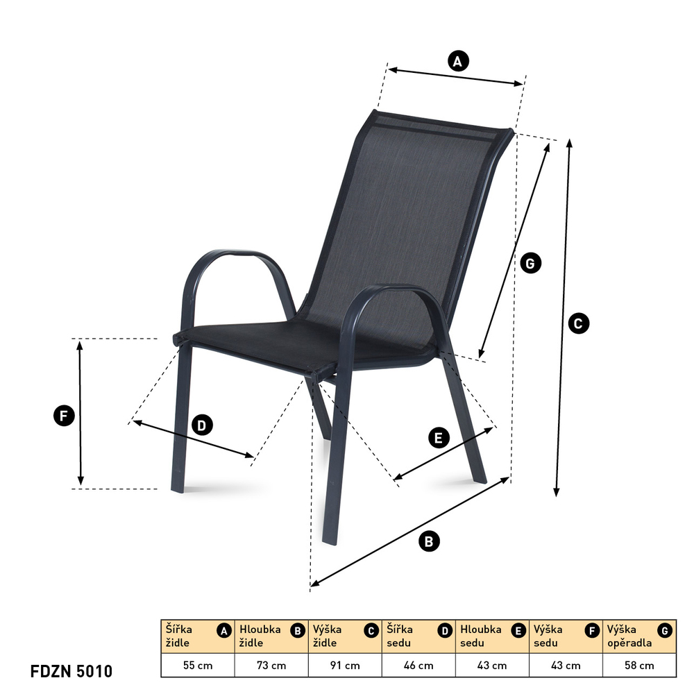 Sada zahradního nábytku RONY I Fieldmann