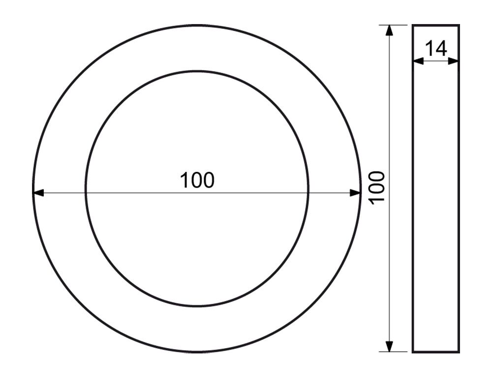 Richter domovní číslo 3D - Antracit matná 0