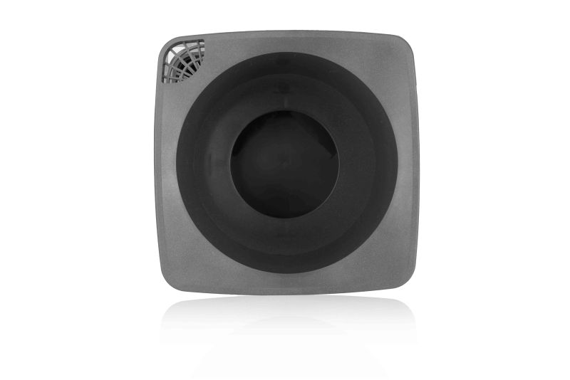 PLASTKON Samozavlažovací květináč Cobble 14x14x14 cm - antracit 