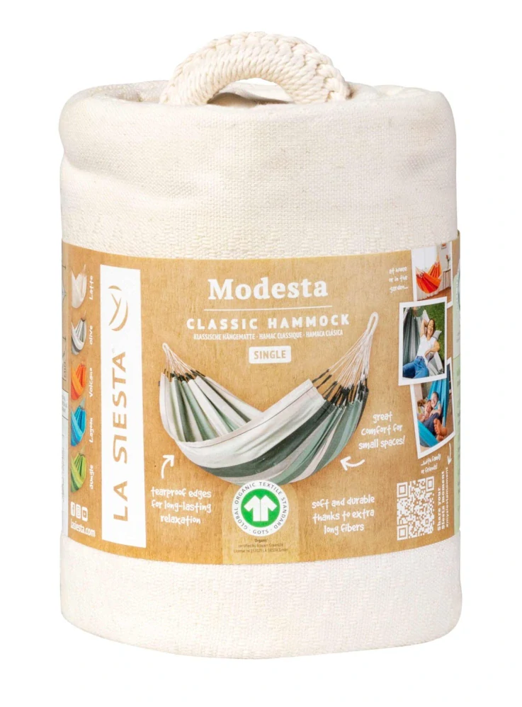 Houpací síť - La Siesta Modesta Single Mono Latte