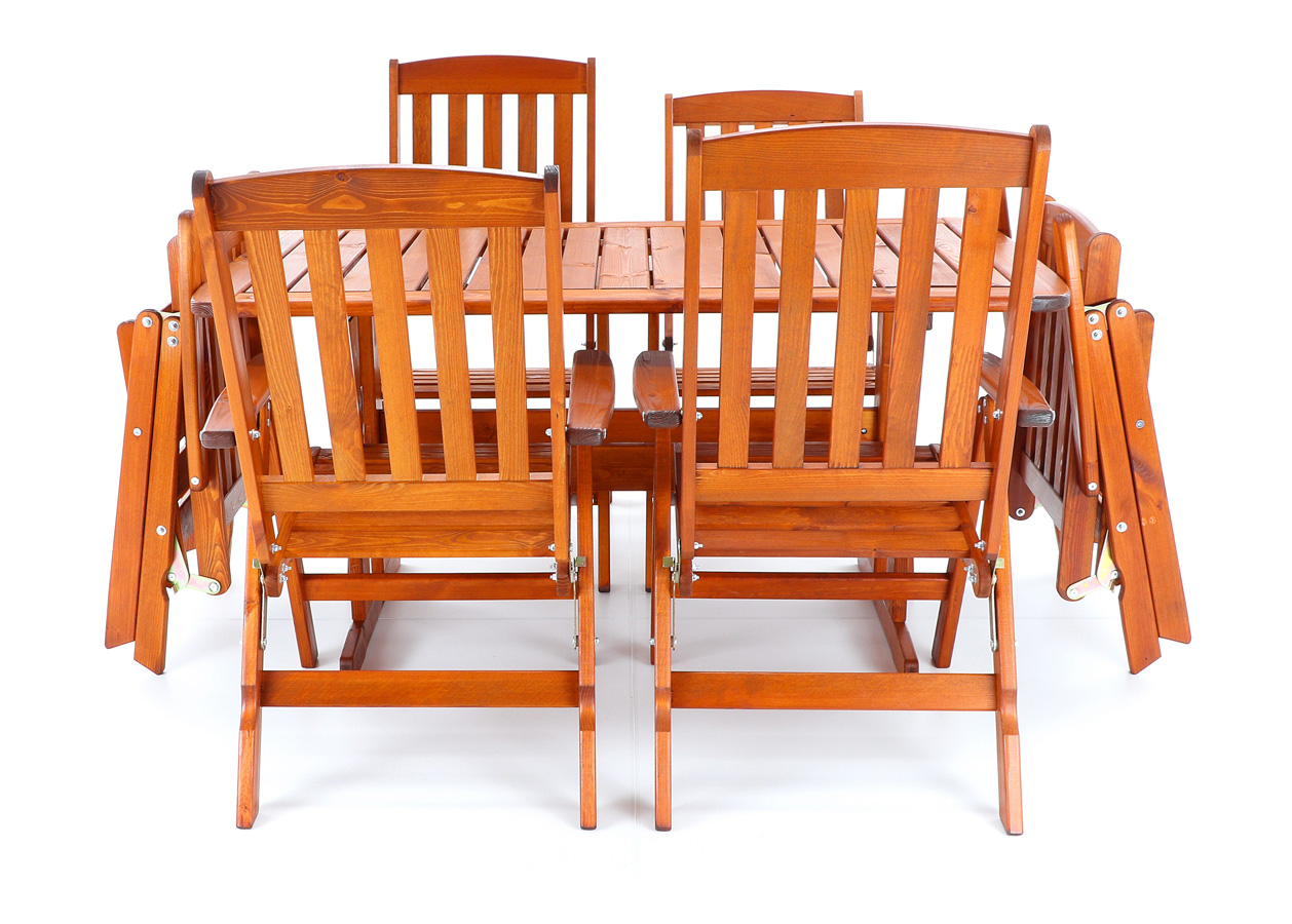 Stolová sestava VeGA OSCAR DeLuxe SET 6 V-garden