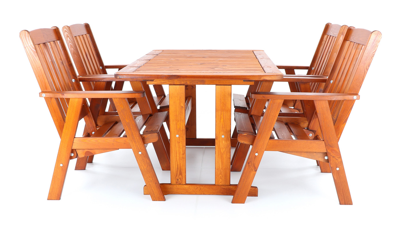 Stolová sestava VeGA OSCAR SET 4 V-garden