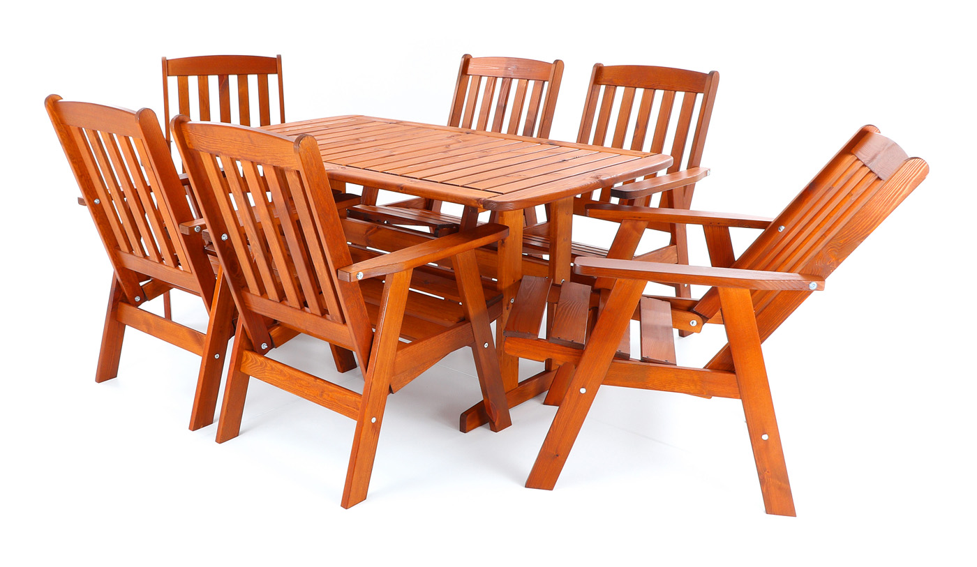 Stolová sestava VeGA OSCAR SET 6 V-garden