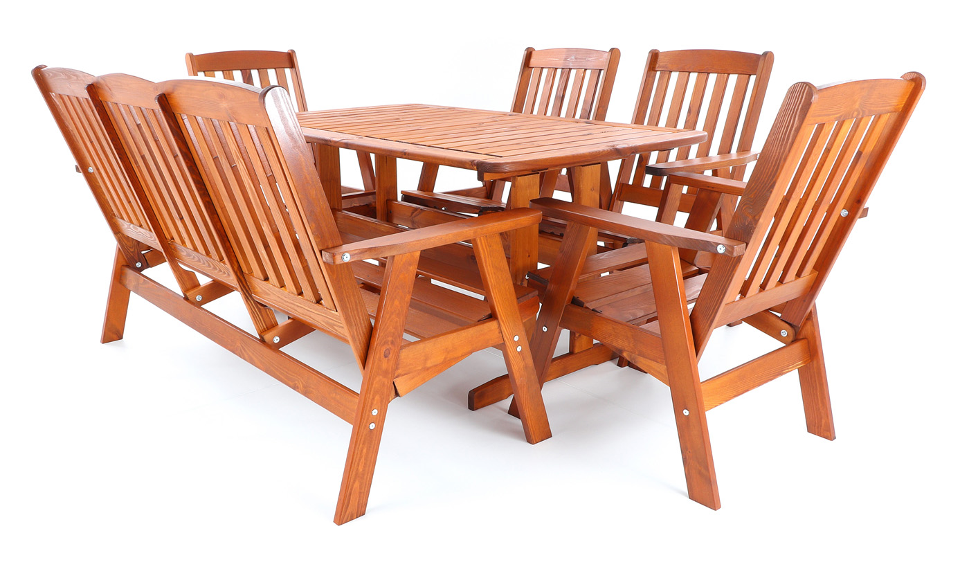 Stolová sestava VeGA OSCAR SET 7 V-garden