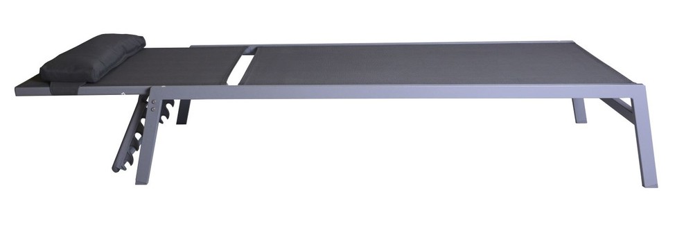 Lehátko bari kovové šedé 2ks Rojaplast