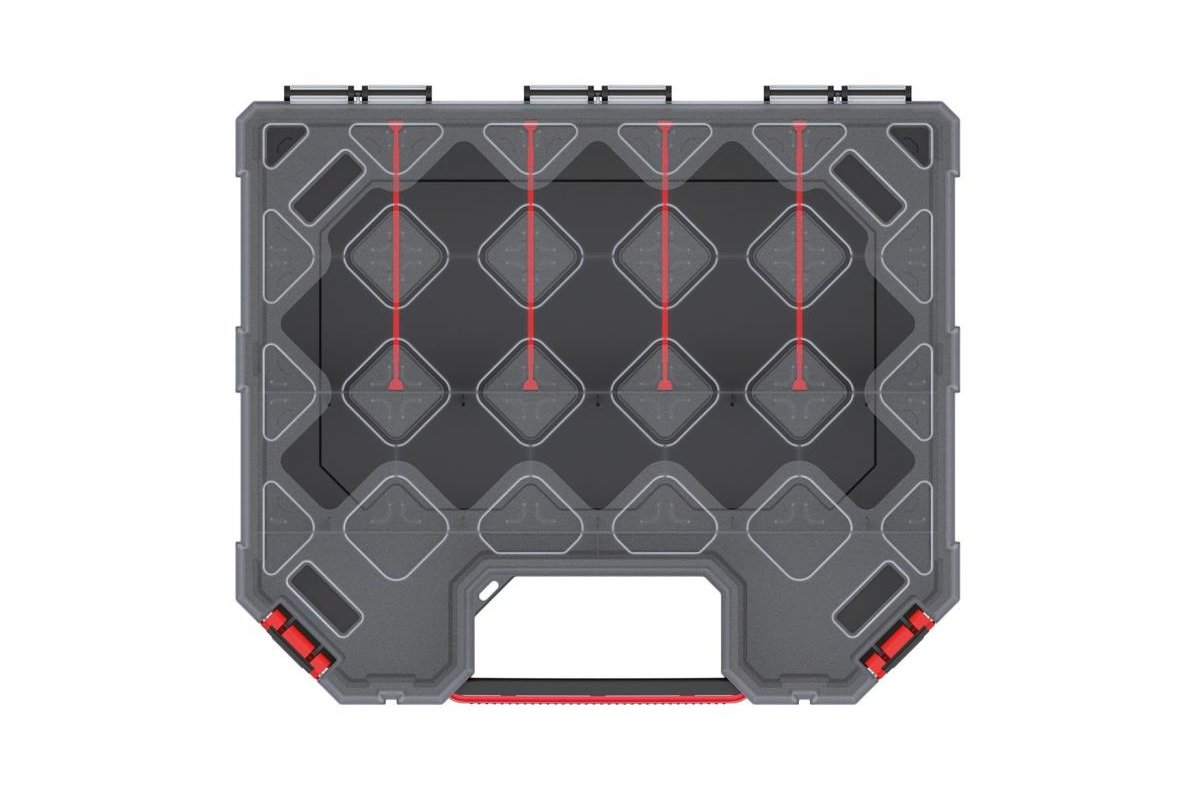 Skříňka na stěnu s 5 organizéry TAGER CASE, 415 x 290 x 290 mm Kistenberg