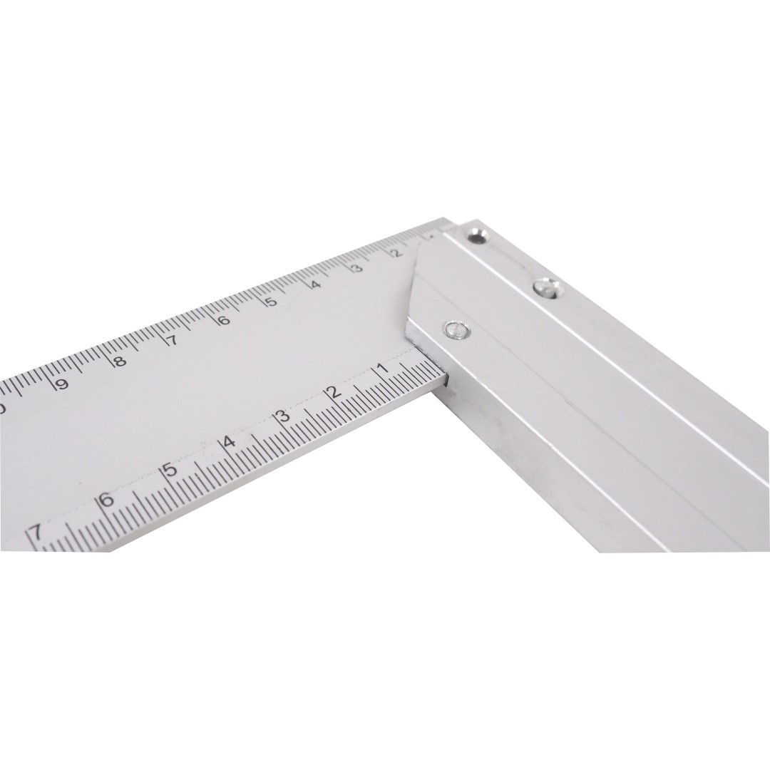 TOPTRADE úhelník hliníkový, zesílený, 400 mm