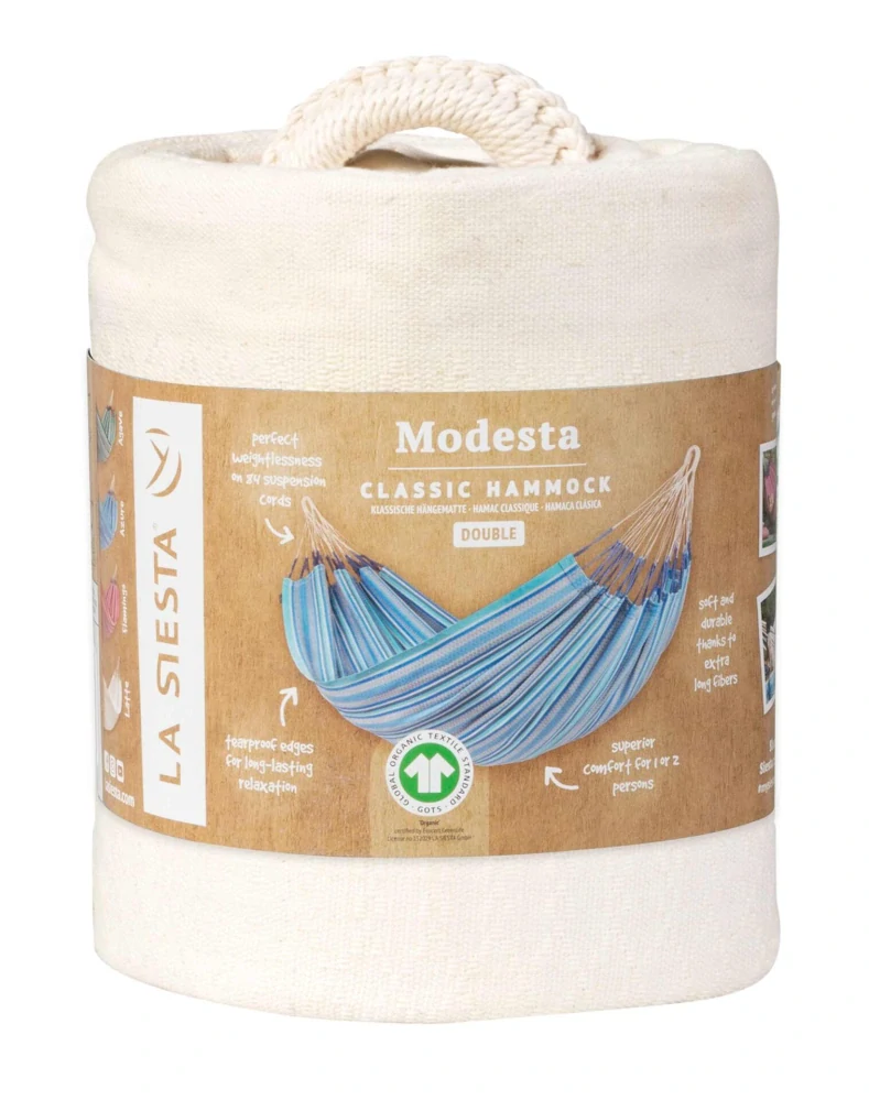 Houpací síť - La Siesta Modesta Double Mono Latte