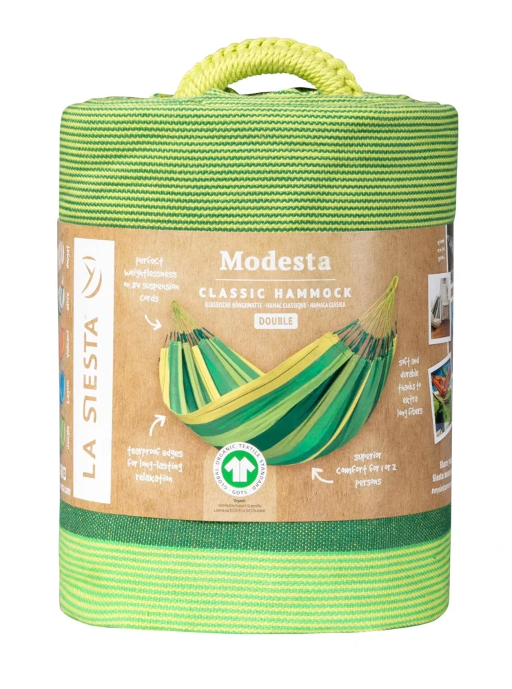 Houpací síť - La Siesta Modesta Double Stripes Jungle