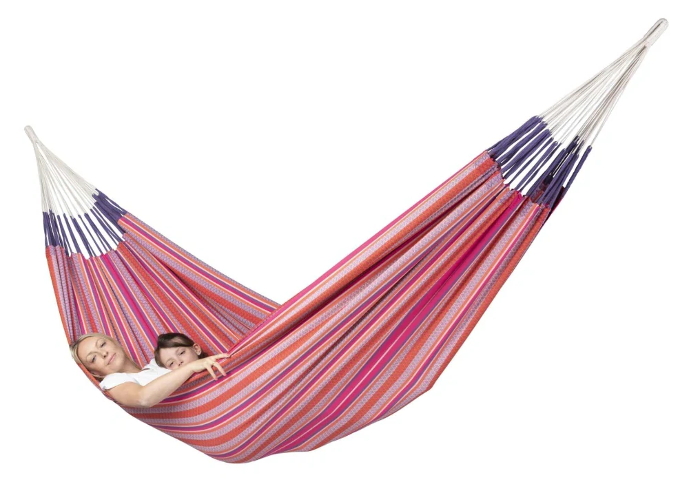 Houpací síť - La Siesta Modesta Kingsize Pattern Flamingo