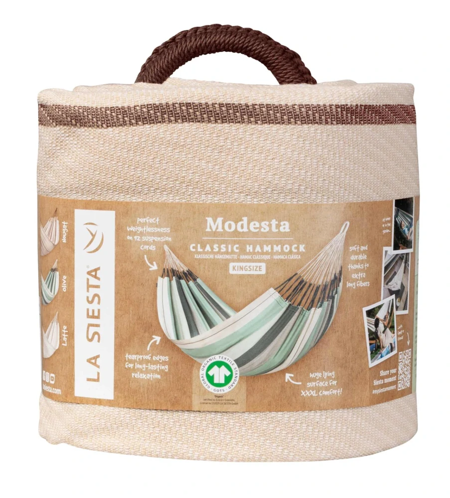 Houpací síť - La Siesta Modesta Kingsize Cosy Nougat