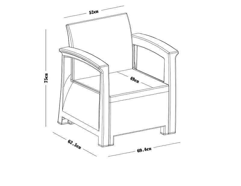 Zahradní sestava PUERTO DeLUXE  V-garden