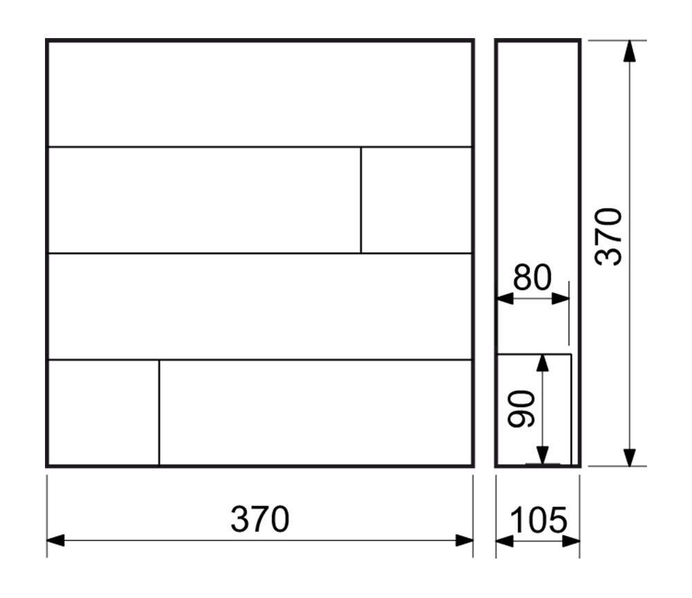 Ocelová poštovní schránka Richter BK.932.AM s tubusem