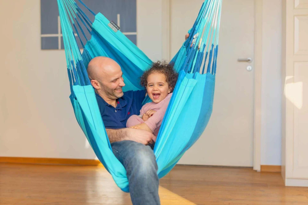 Houpací sedačka - La Siesta Habana Comfort Stripeslagoon