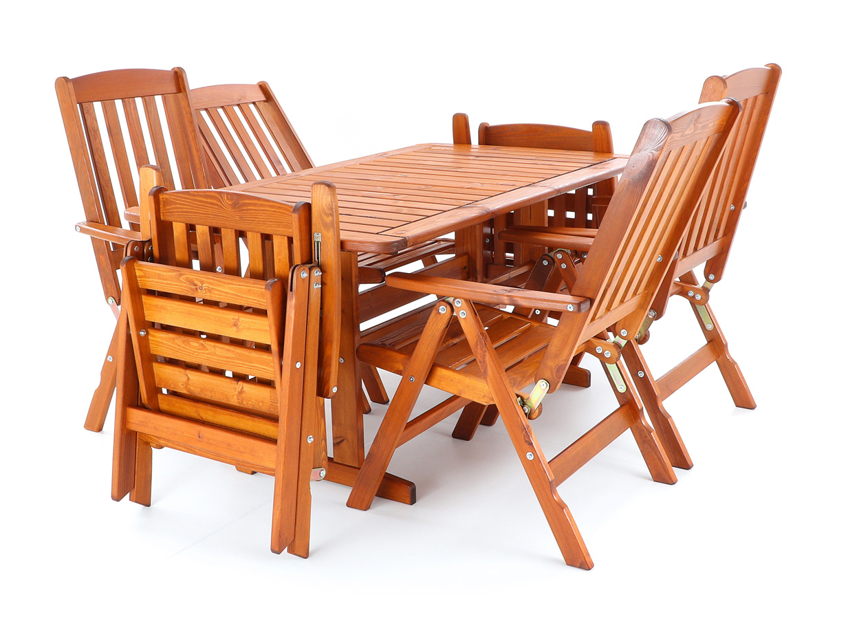 Stolová sestava VeGA OSCAR DeLuxe SET 6 V-garden