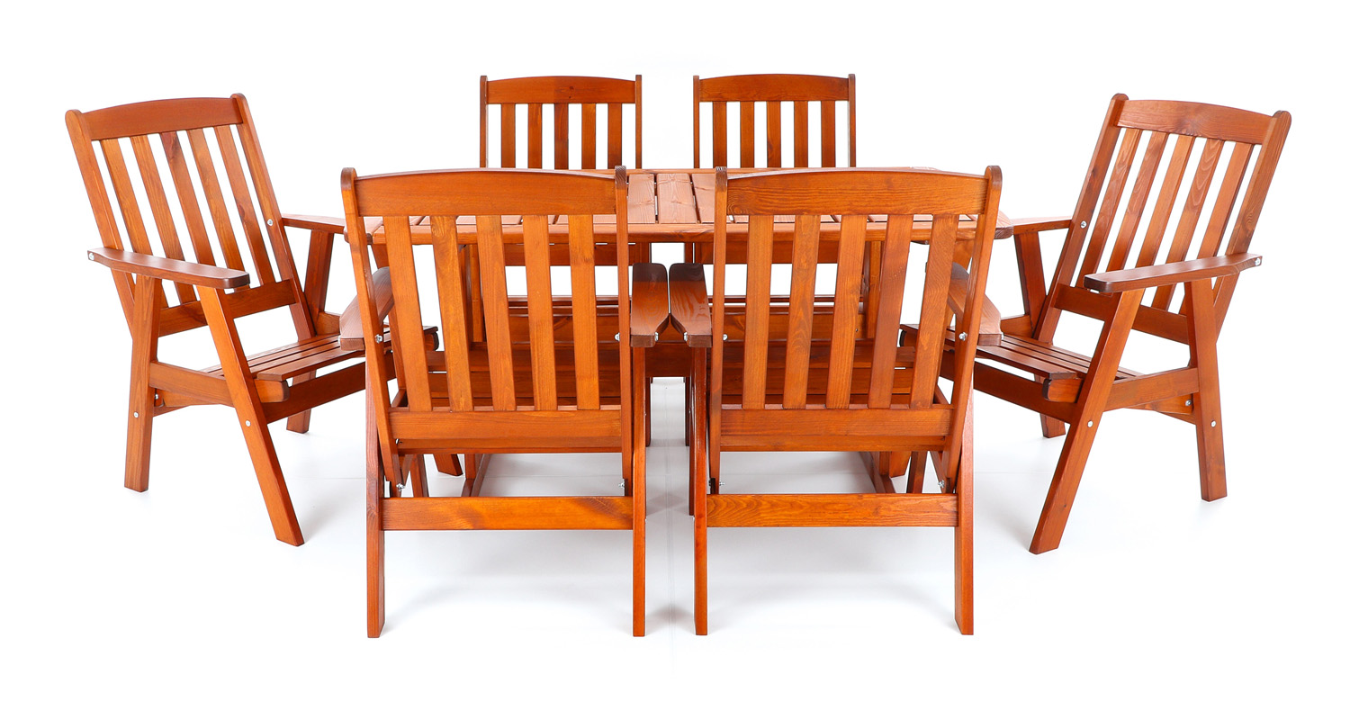 Stolová sestava VeGA OSCAR SET 6 V-garden