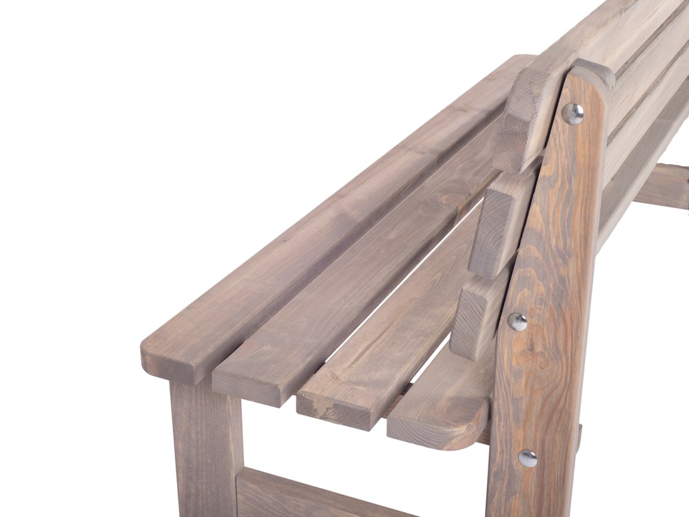 Zahradní lavice VIKING 150cm dřevěná šedá Rojaplast