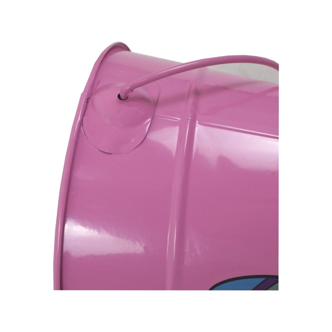 REFLEX dětské zahradní nářadí - vědro, kovové, růžové, 1,2 l