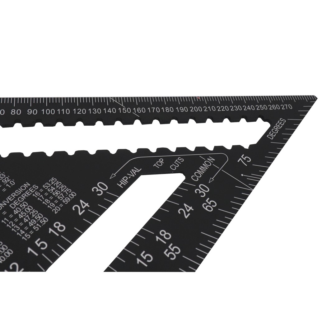 TOPTRADE trojúhelník tesařský, hliníkový, 300 mm