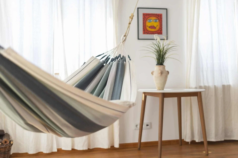 Houpací síť - La Siesta Modesta Single Stripes Olive