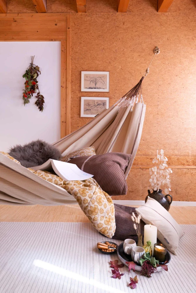 Houpací síť - La Siesta Modesta Kingsize Cosy Nougat