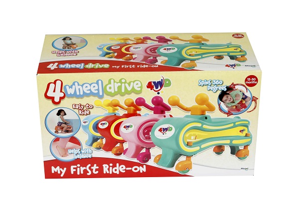 MINJI odrážedlo zelené