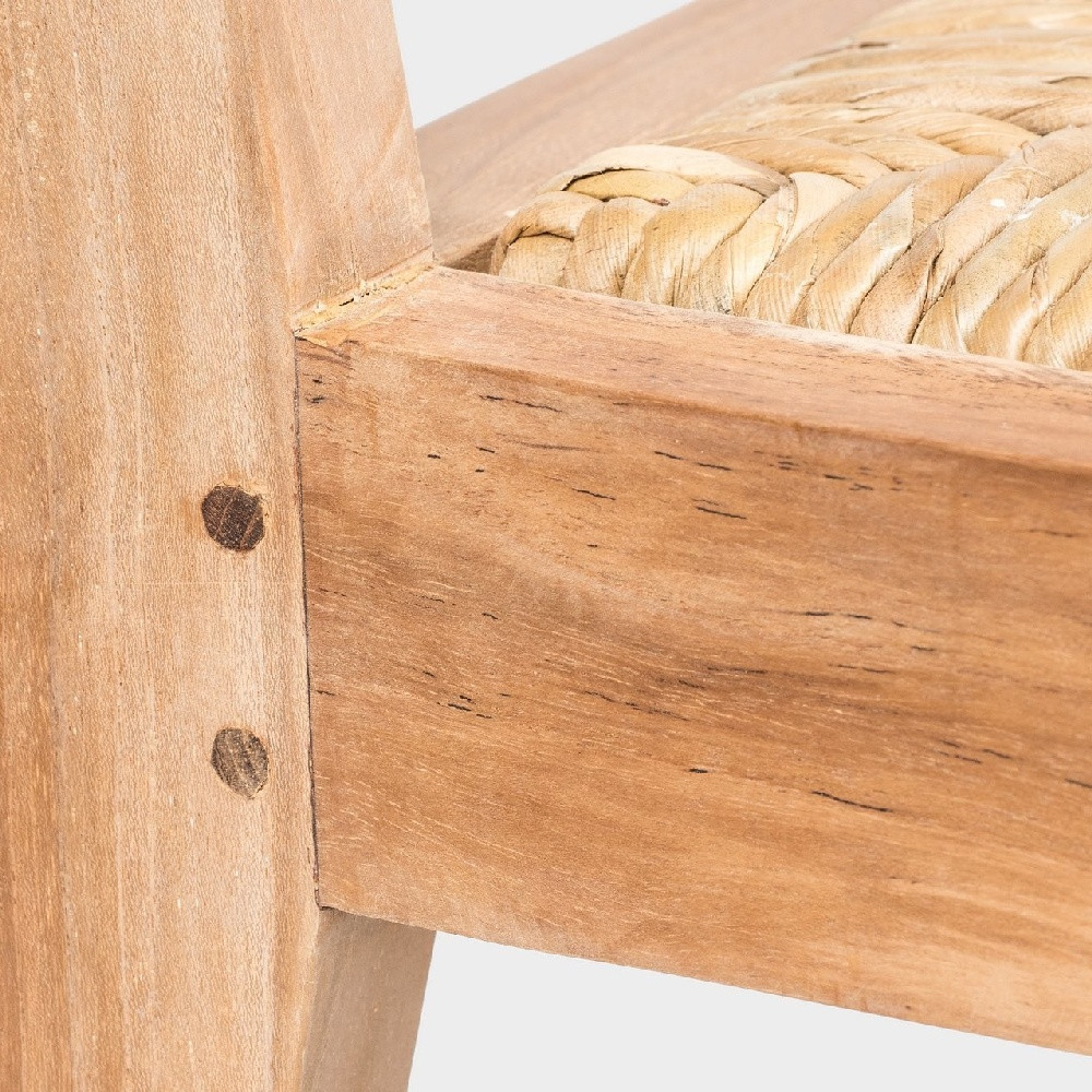 NANDA XL- teaková židle s výpletem Fakopa