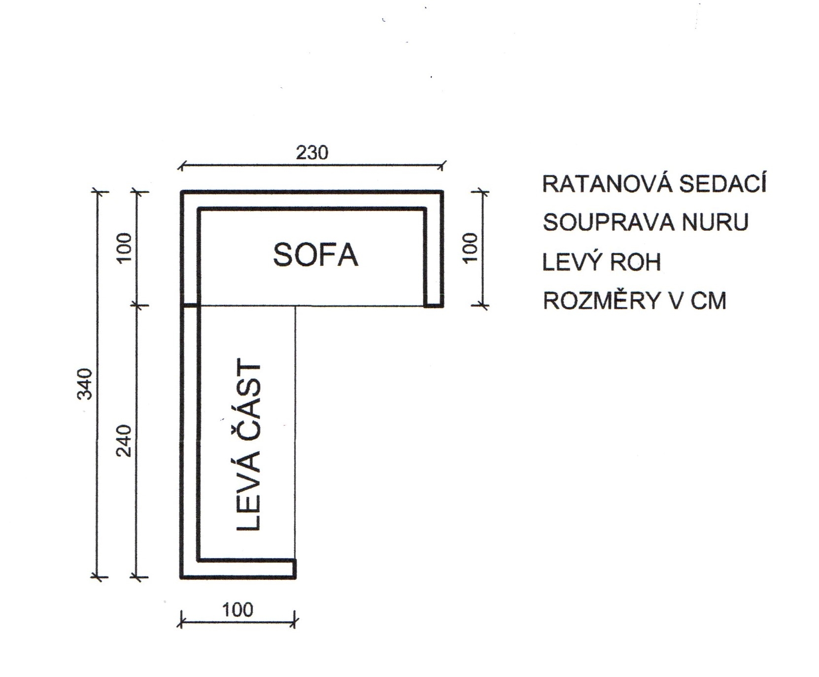 NURU - Ratanová sestava Fakopa
