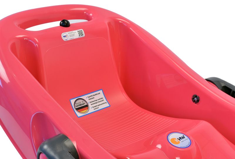 KHW Snow Flipper de Luxe dětské boby růžové