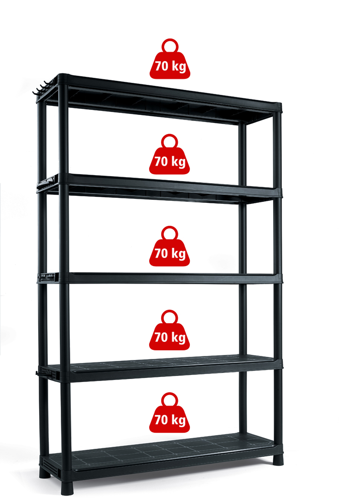 Regál PLUS 120/5 Keter