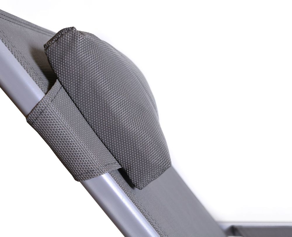 Lehátko bari kovové šedé 2ks Rojaplast