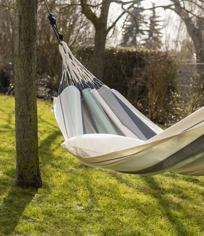 Houpací síť - La Siesta Modesta Single Stripes Olive