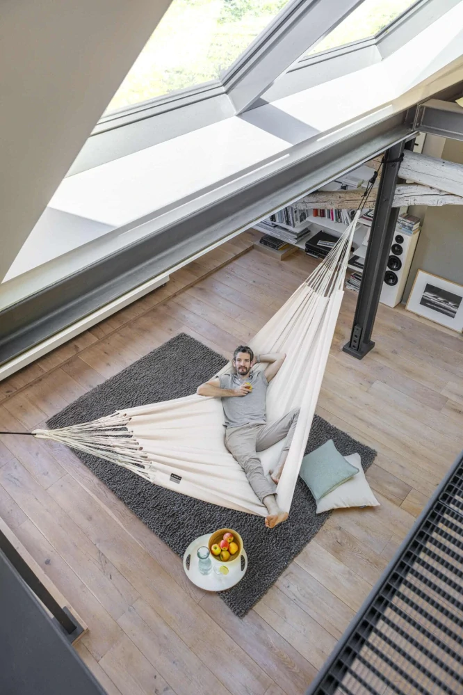 Houpací síť - La Siesta Modesta Kingsize Mono Latte
