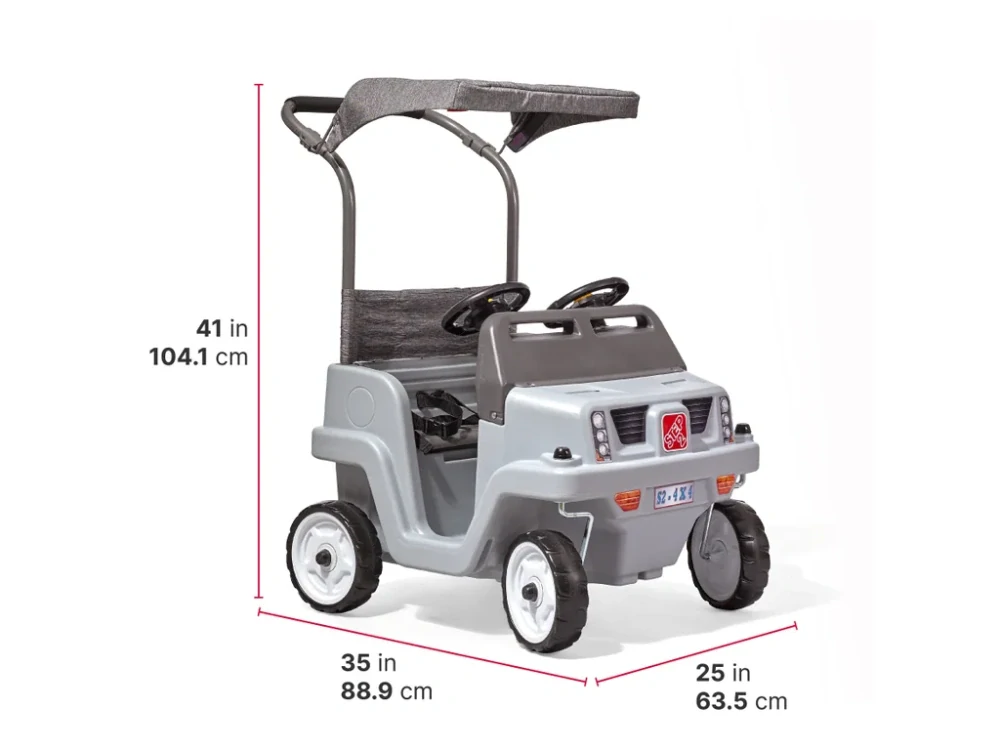 STEP2 Auto SUV pro 2 děti - šedé