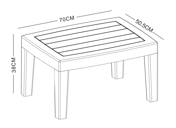 Zahradní sestava PUERTO DeLUXE  V-garden