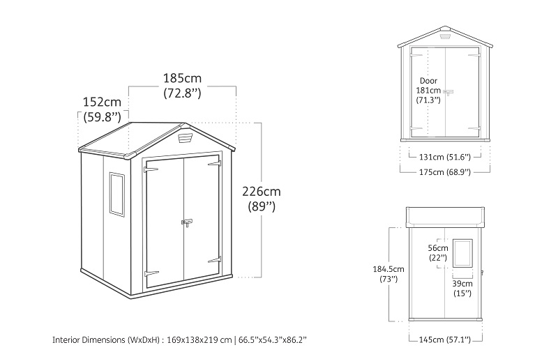 Manor domek 6x5DD Keter
