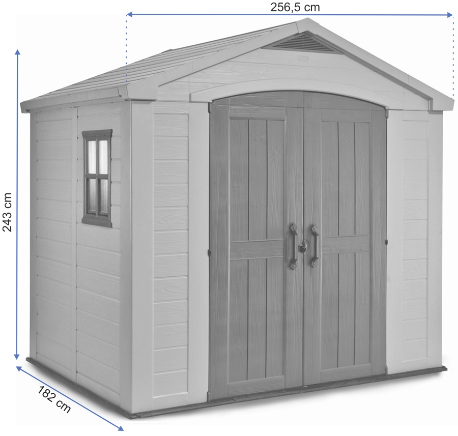 Factor domek 8x6 Keter