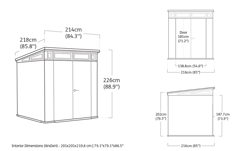 Cortina domek 7x7 Keter