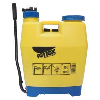 REFLEX postřikovač plastový, zádový, se sítkem a pákovým tlakováním, 16l