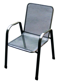 Zahradní nábytek - křeslo SÁGA nízká kovová židle U001 UNIKOV Vystavený kus