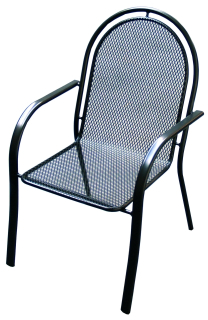 Zahradní nábytek - křeslo CORINA kovová židle U008 UNIKOV Vystavený kus