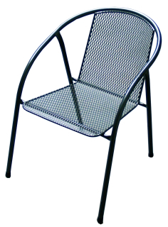 Zahradní nábytek - křeslo IRIS kovová židle U005 UNIKOV Vystavený kus