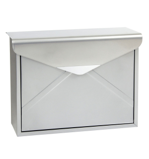 Ocelová poštovní schránka Richter BK.57.S stříbrná