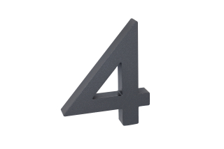 Richter domovní číslo 3D - Antracit matná 4