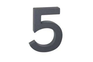 Richter domovní číslo 3D - Antracit matná 5