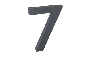 Richter domovní číslo 3D - Antracit matná 7