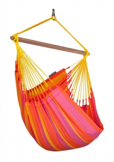 Houpací sedačka - La Siesta Sonrisa Basic mandarine