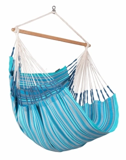 Houpací sedačka - La Siesta Habana Kingsize Pattern azure