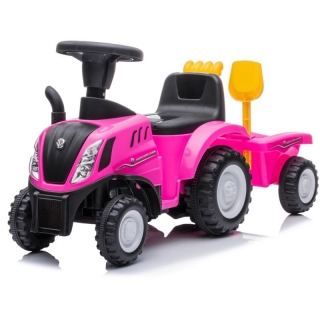 BPC 5177 Odrážedlo NEW HOLLAND T7 růžová BUDDY TOYS