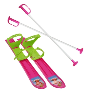 Dětské lyže SULOV 60cm - růžové